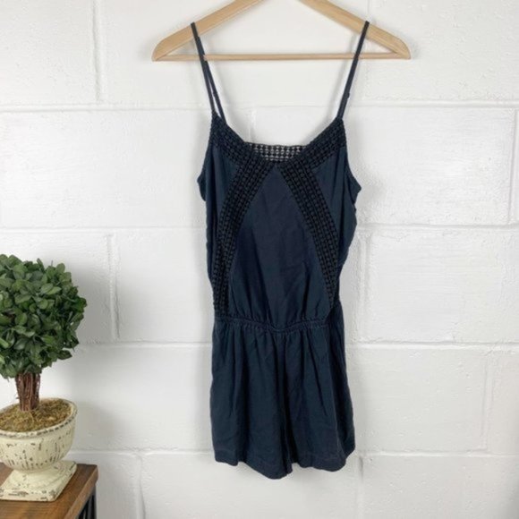American Eagle Outfitters Pants - AMERICAN EAGLE Navy Blue Romper Size XXSmall
